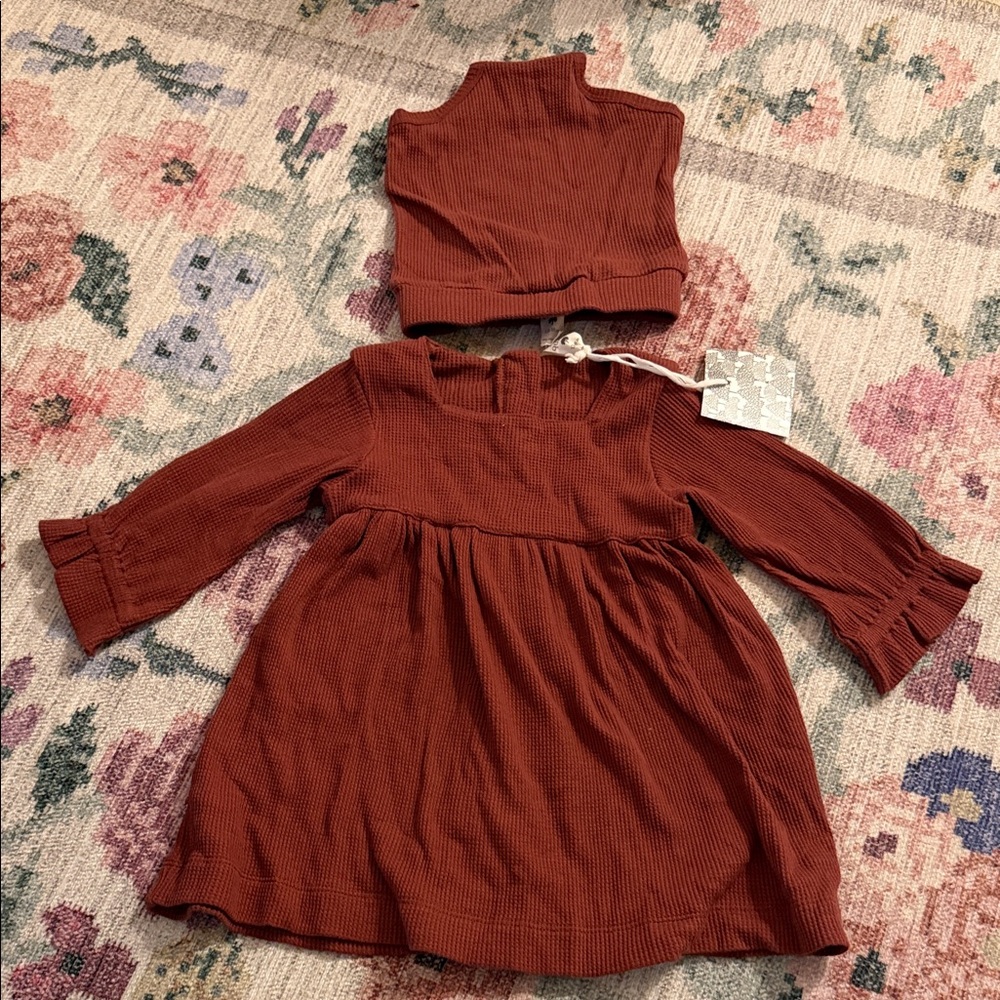 NWT Kate Quinn Long-Sleeve Kids Dress Set
